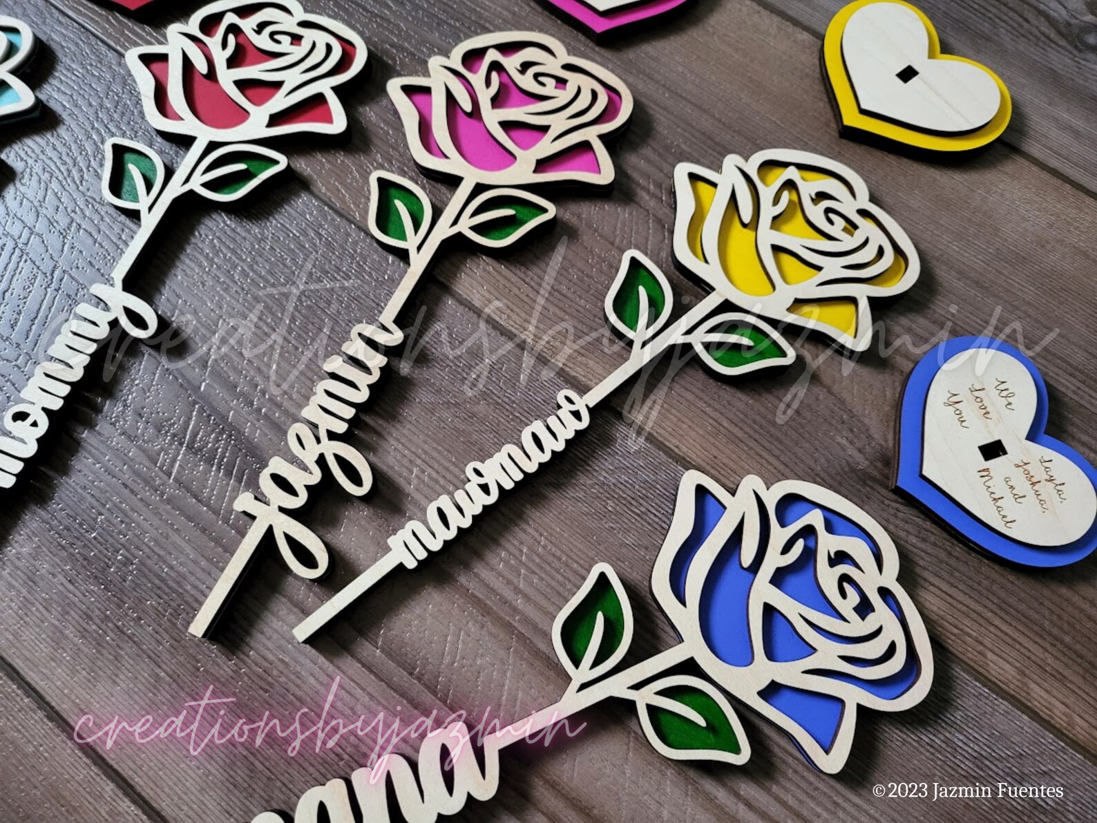 Mother's Day Rose Flower Gift for Mom Personalized Rose Etsy