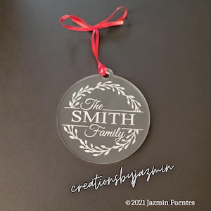 Personalized First Christmas As A Family Ornament