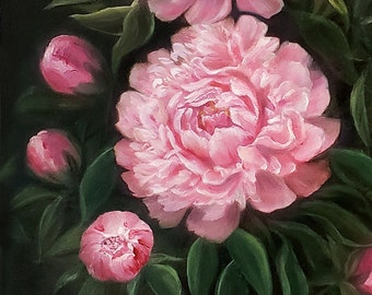 Pink peonies