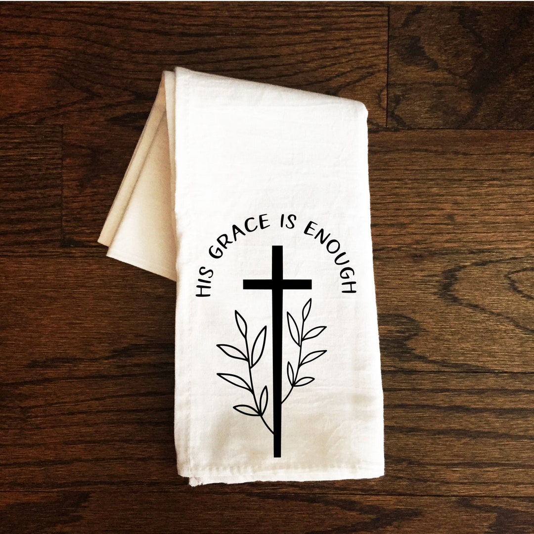 Christian Flour Sack Towel Bible Verse Towel Scripture Tea Etsy