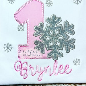 Winter ONEderland•First Birthday Shirt•Birthday Shirt•Babys First Birthday•Onederland Birthday•Snowflakes•Personalized Birthday Shirt