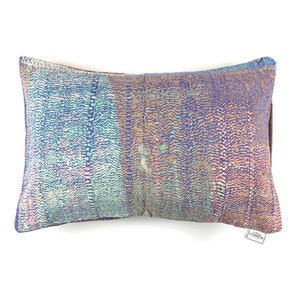 Vintage Kantha Cushion Cover , Pillow Case, 40 cm x 60 cm, 15.7 x 23.6 inch