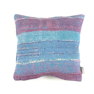 Vintage Kantha Cushion Cover , Pillow Case, 45 cm x 45 cm, 18 x 18 inch