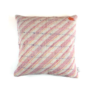 Vintage Kantha Cushion Cover , Pillow Case, 60 cm x 60 cm