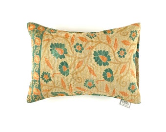 Vintage Kantha Cushion Cover , Pillow Case, 50 cm x 35 cm