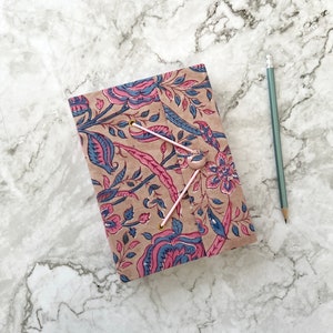 Fair Trade Block Print Journal, Notebook, Diary Eco-friendly and Handmade