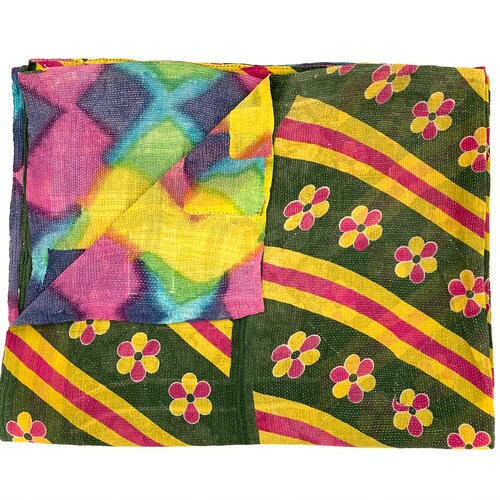 Beautiful Vintage Kantha shops Quilt