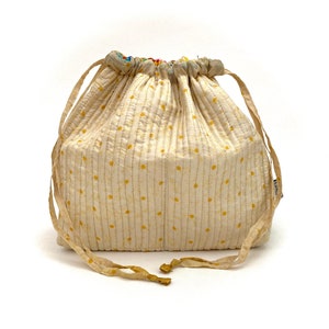 Bolsa de maquiagem grande Siri de seda vintage, bolsa de cosméticos, bolsa de projeto
