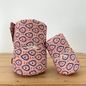 Adorable Block Print Baby Quilt - Handcrafted Nursery Bedding for Your Little Bundle of Joy