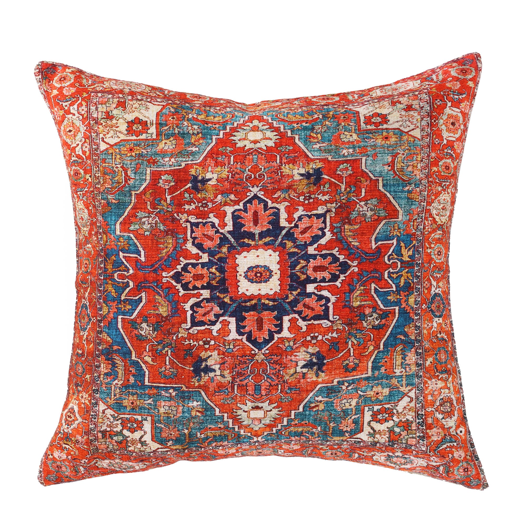 Printed Cotton Cushion Cover: Vintage Persian Carpet Design - Etsy