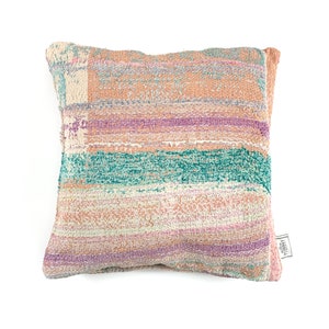Vintage Kantha Cushion Cover , Pillow Case, 45 cm x 45 cm, 18 x 18 inch