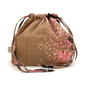 sac de maquillage vintage Silk Siri Large, Cosmetic Bag, Project bag