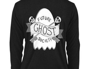 Future Ghost Society Unisex zip hoodie, Halloween Hoodie, Ghost Hoodie, Spooky Hoodie, Cute Ghost Sweatshirt, Unisex Zip Sweatshirt