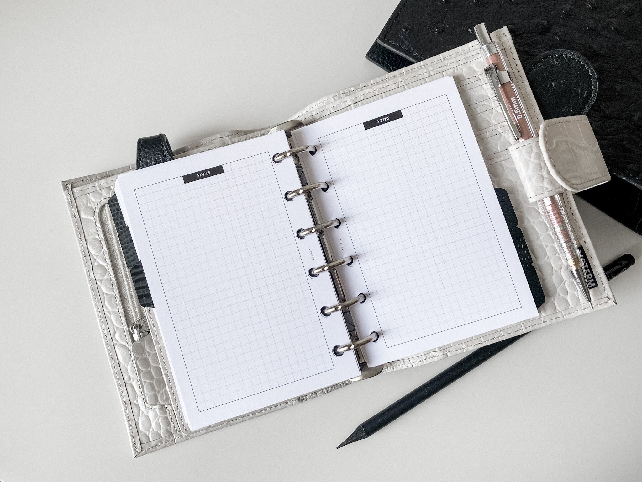 POCKET Planner INSERTS Printed Planner Interts Notes Etsy