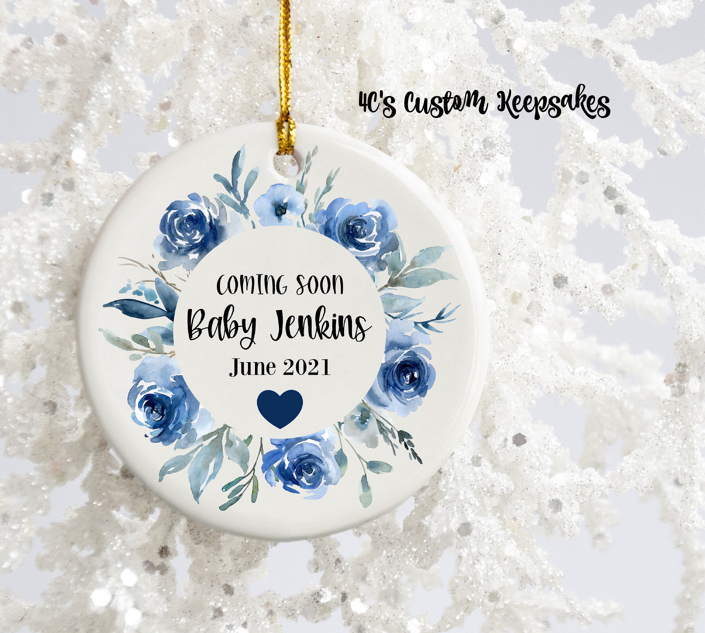 Baby Reveal Personalized Gift Keepsake New Baby Reveal Etsy