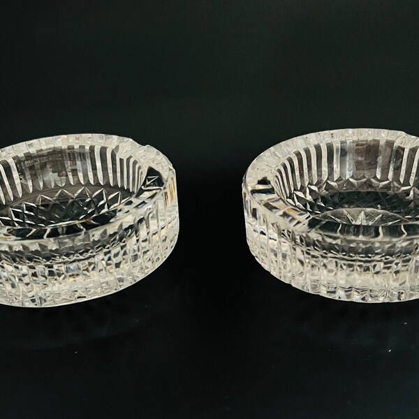 Waterford Crystal Ashtrays Etsy