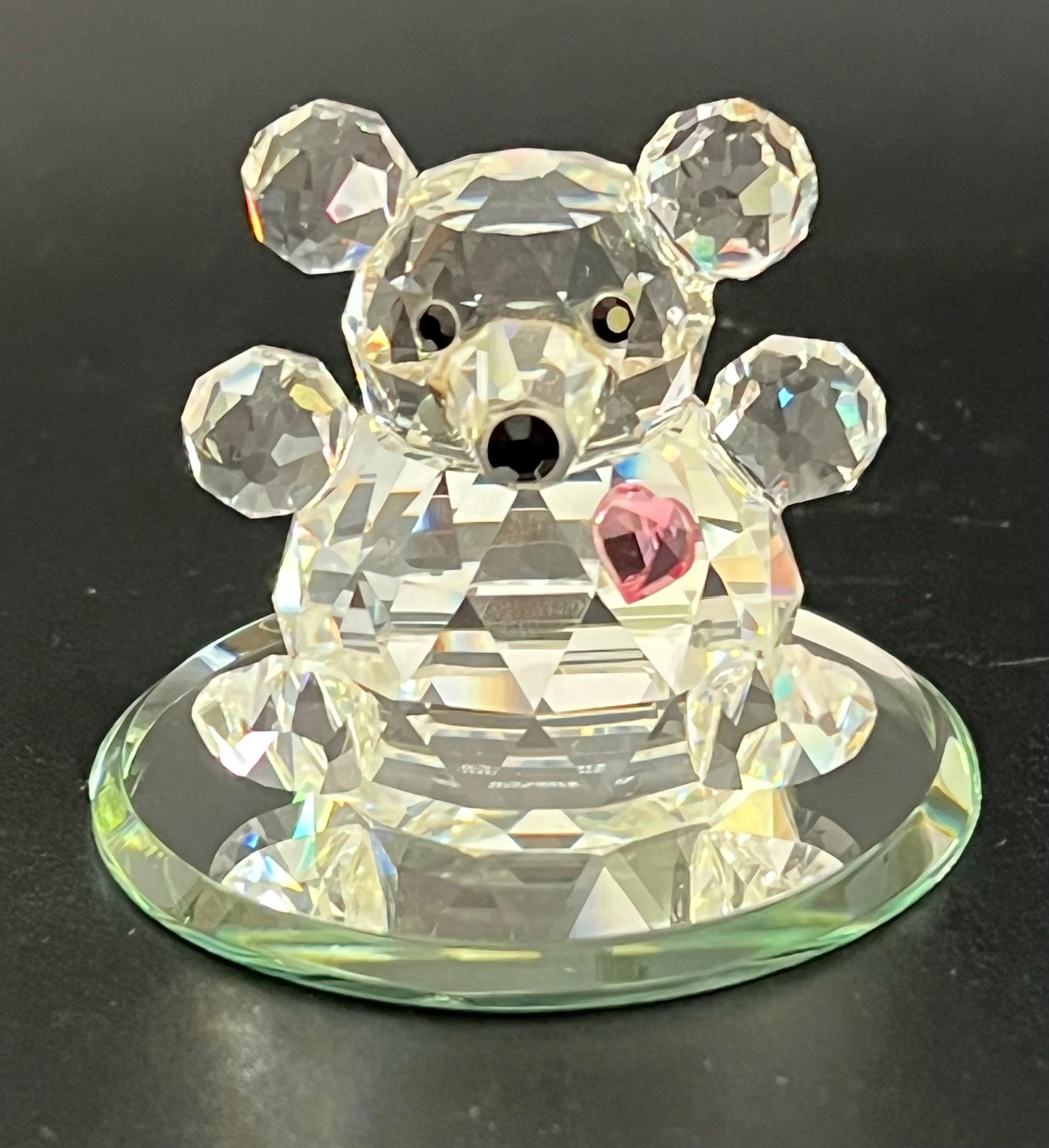 Swarovski Crystal Bear Figurine - Etsy