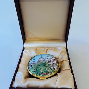 英国STAFFORDSHIRE ENAMELS ピルケース　テディベアピルケース Staffordshire Enamel - Etsy