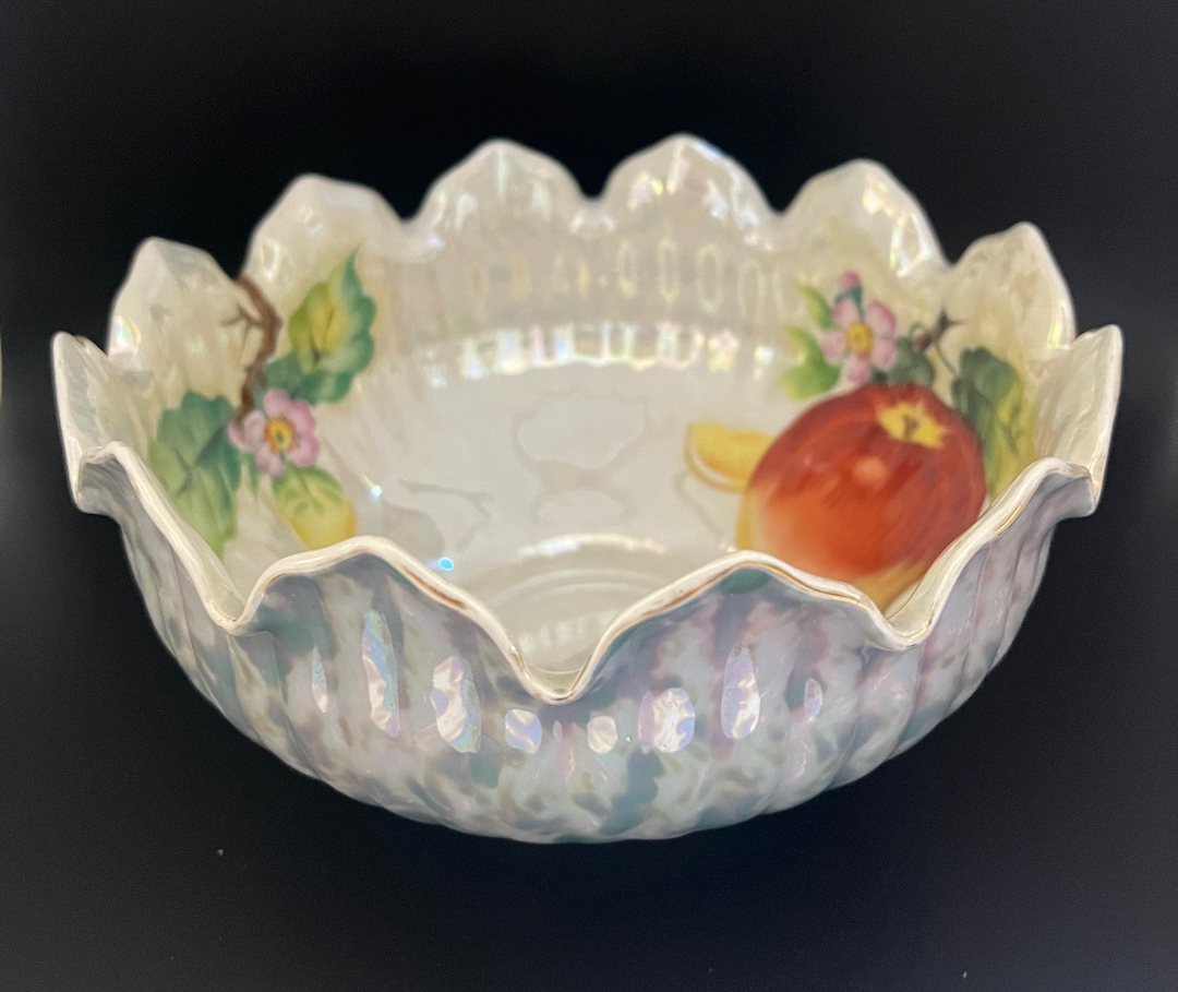 Vintage Noritake Morimura Lusterware Porcelain 8 Bowl Hand painted