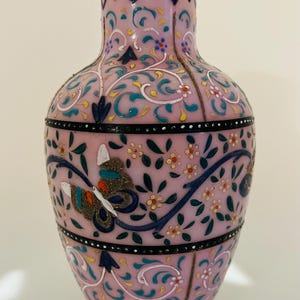 Rare 19th Century Thomas Webb Opaline Vase