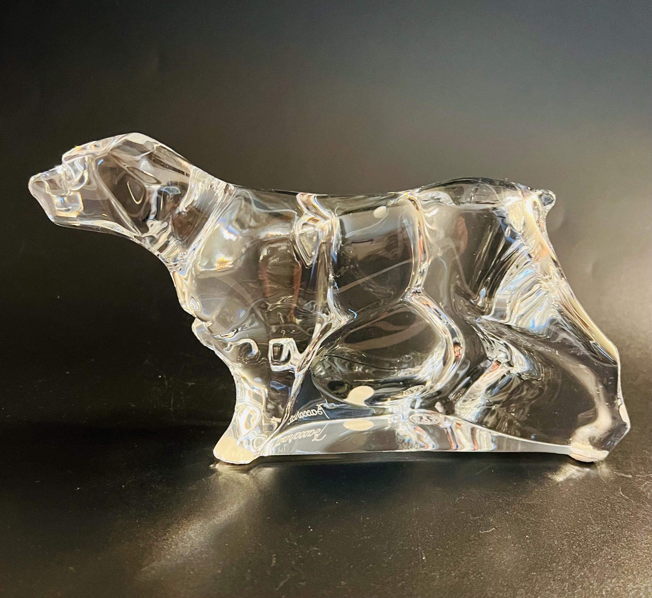 Baccarat Dog Figurine - Etsy