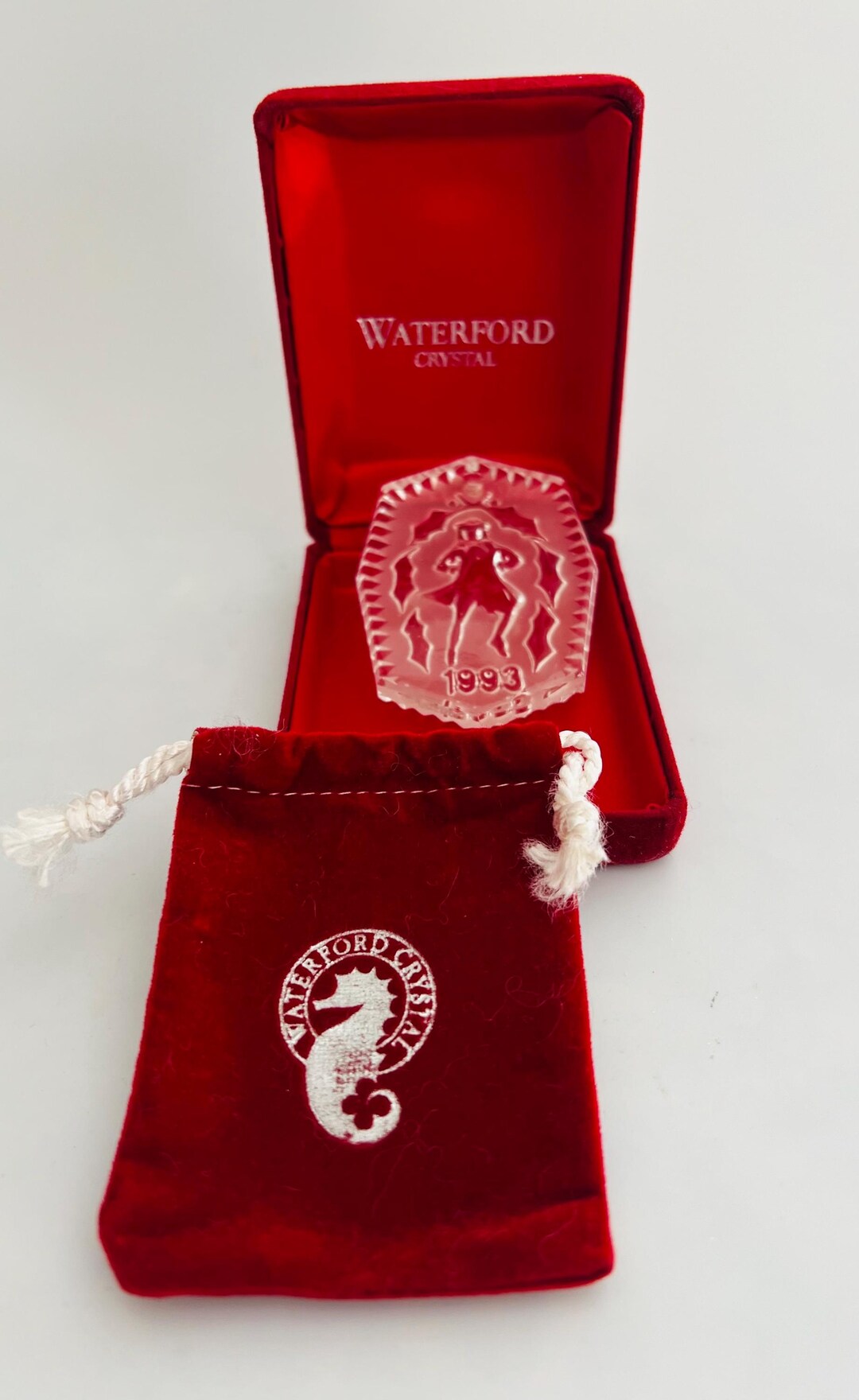 Waterford Crystal 12 Days of Christmas 1993 Ornament - 10  display picture 1