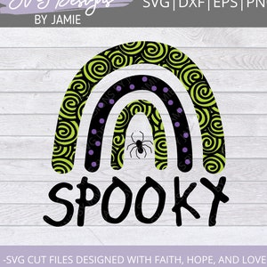 Download Halloween Svg Spooky Svg Boo Svg Halloween Rainbow Svg Etsy