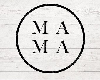 Download Mama Circle Shirt Etsy