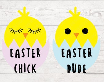Easter Chick SVG - Easter Dude SVG - Easter SVG - Happy Easter Svg - Spring Svg - Chick Svg - Baby Chick Svg - Easter egg Svg - Chick Png