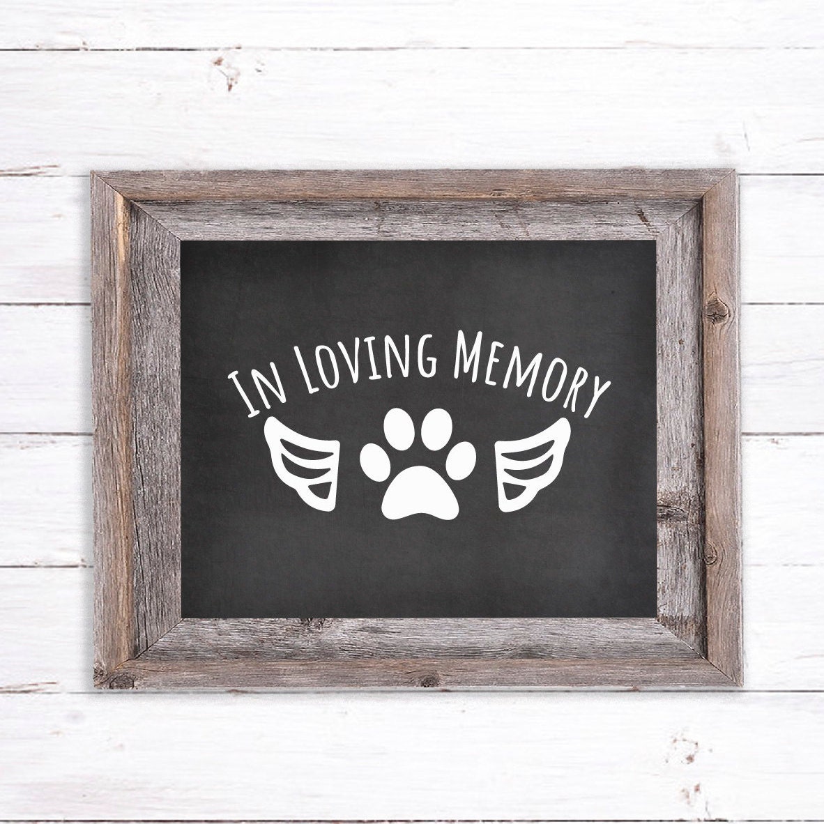 In Loving Memory SVG - Pet Memorial Svg - Sympathy SVG - Memorial Svg ...