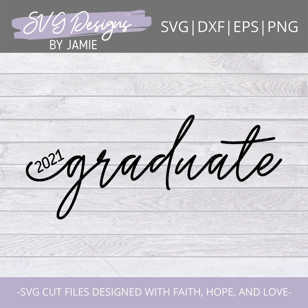 Graduation SVG - Senior SVG - Cursive Font SVG - Graduate Svg - Senior ...