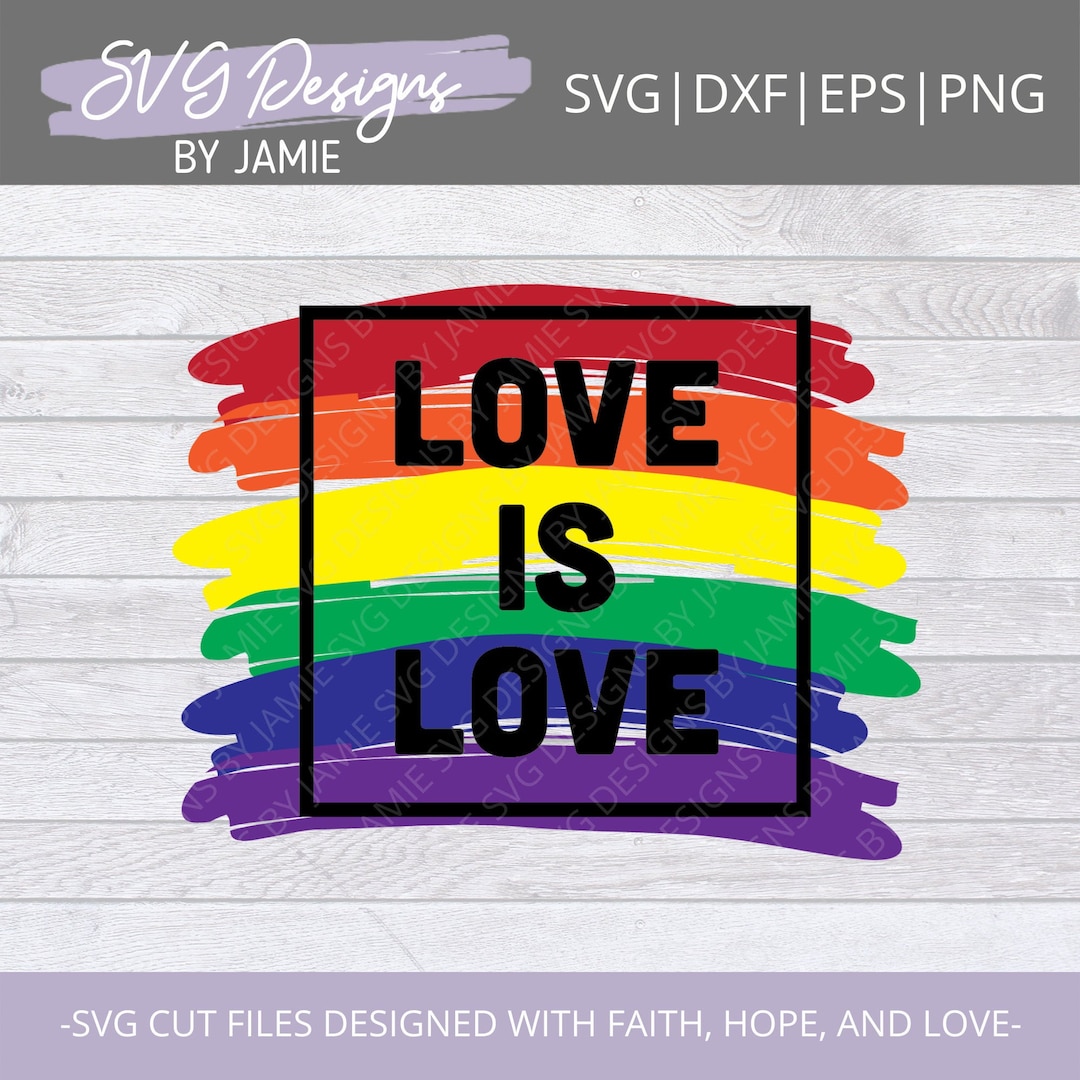 Rainbow SVG - Love Wins SVG - Rainbow Vector - Pride Svg - Gay Svg ...