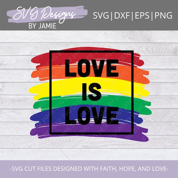 Download Rainbow Svg Love Wins Svg Rainbow Vector Pride Svg Gay Etsy