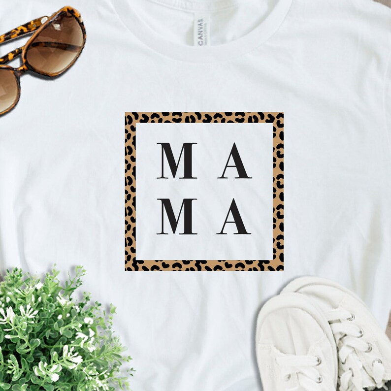 Download Mama Svg Mommy SVG Mama SVG Files Mom Life SVG Leopard | Etsy