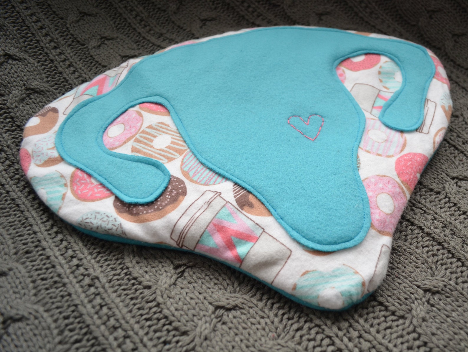 Uterus Warm Pack. Donut Print. Heat Pad. Microwave Heating Etsy