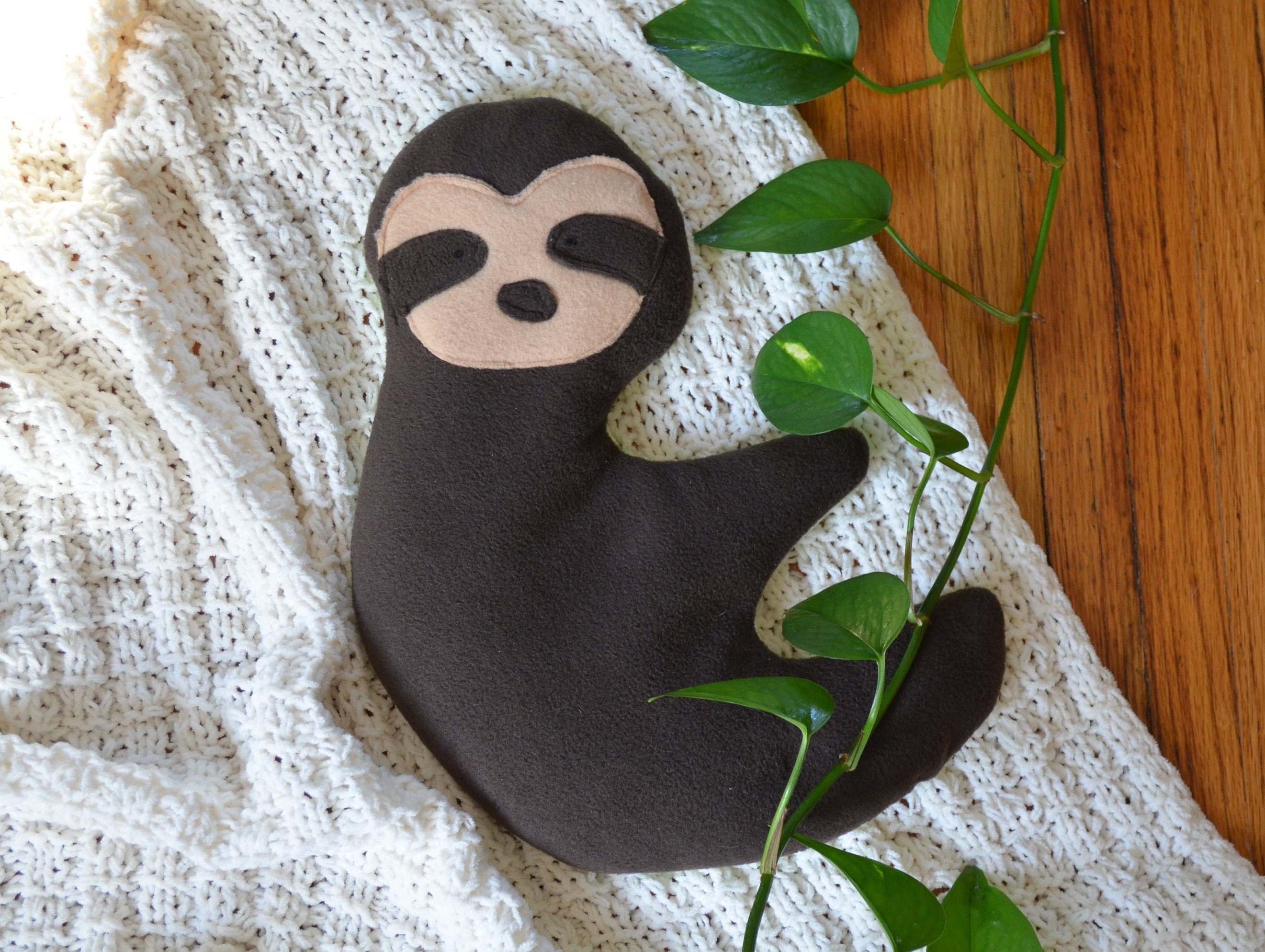 Sloth warm pack. Heat pad. Microwave heating pad. Rice heat Etsy