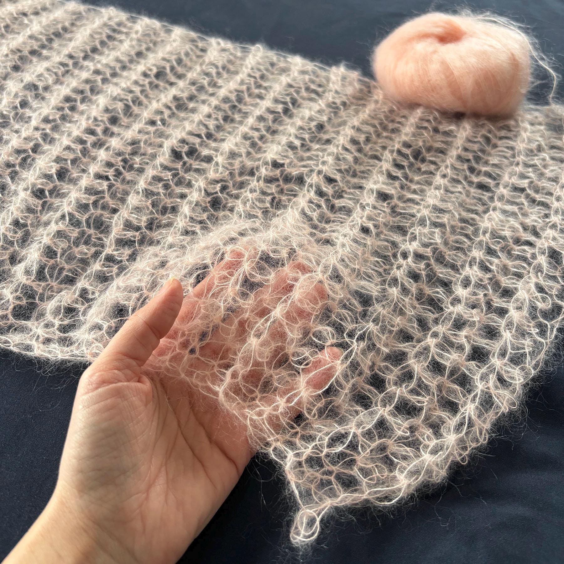 トップス andequal sheer pattern knit sheer pattern knit – andequal