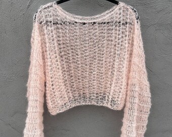 トップス andequal sheer pattern knit IVORY トップス andequal sheer pattern knit IVORY Valerie Sheer Yoke Knit