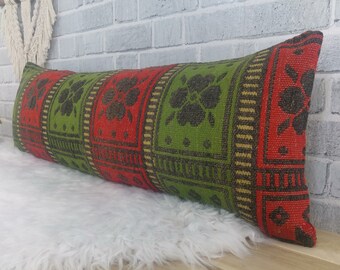 farm house decor , kilim cushion cover , kilim pillow cover , outdoor pillow , 12 x 36 kilim pillow , floor pillow , couch pillow , 865