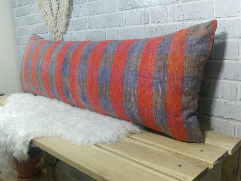 king size pillow cushion kilim pillow 454 vintage kilim pillow outdoor pillow floor pillow 16x48/'/' pillow turkish kilim pillow