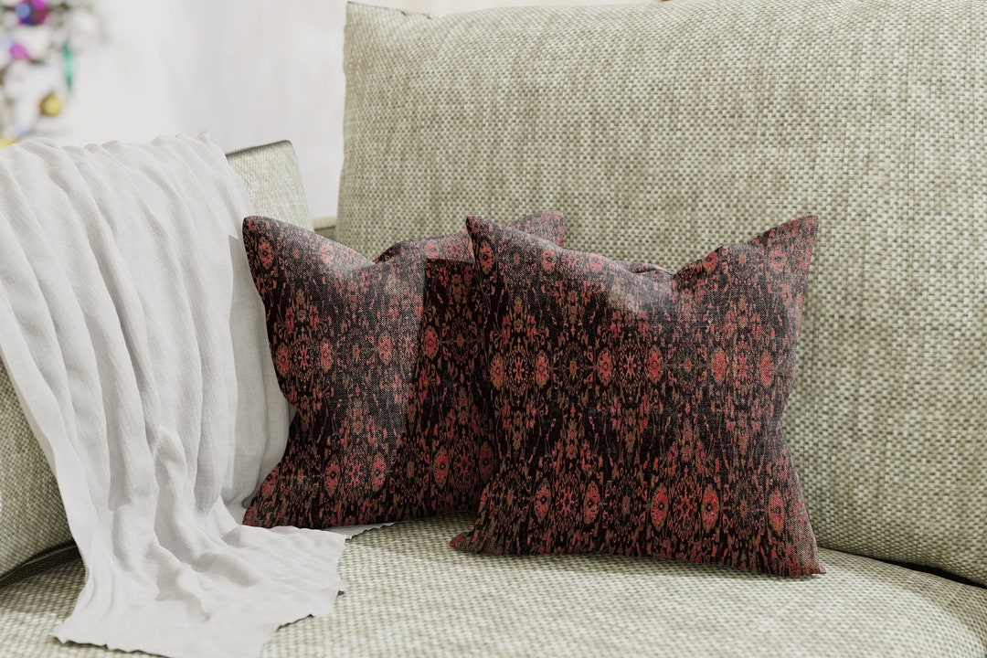 Velvet Cushion, Gothic Pillow Cover, Bolster Pillow, Couch Pillow ...