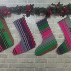 farmhouse stocking, christmas tree stocking , santa socks , fire place sock , kilim stocking , wall hanging decor , handmade stocking