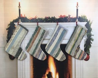 farmhouse stocking, christmas tree stocking, santa socks, fire place sock, kilim stocking, wall hanging decor, handmade stocking