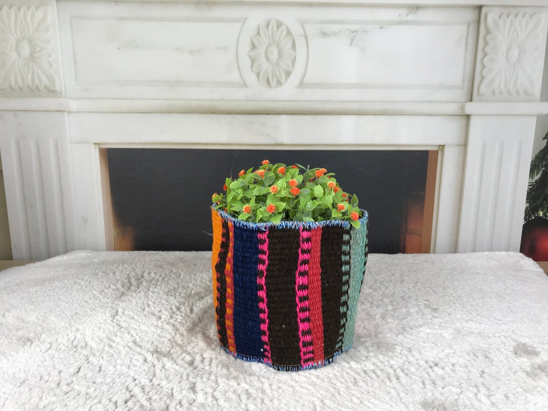 Pot Case Round Plant Holder, Flower Pot Case, Flower Pot Cover, Hanging Pot ...