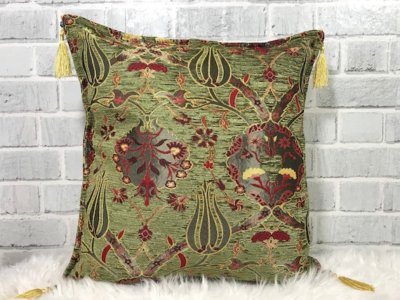 Kissenbezug Aus 100% Leinen – Dekorative Kissenhülle 45 X 45 Cm Mit Reißverschluss (Anthrazit)