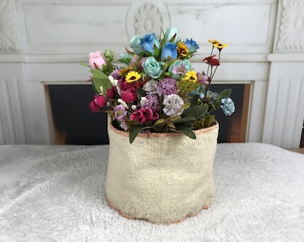 flower pot holder, planter basket, hanging planters, large plant cover, woven plant holder, neutral decor basket, plant hanging, PH 2707