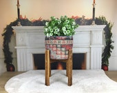 home decor planter, hanging pot basket, air plant basket, plant pot holder, handmade basket, round retro baskets, tapestry basket, PH 3563
