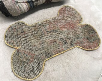 Tapis de vaisselle pour animaux de compagnie, tapis de bol pour chien, tapis personnalisé, tapis rétro, tapis miniature, tapis d'alimentation pour chat, napperon pour animal de compagnie, tapis de bol d'eau pour chat, tapis de véranda pour chat, PM 1867