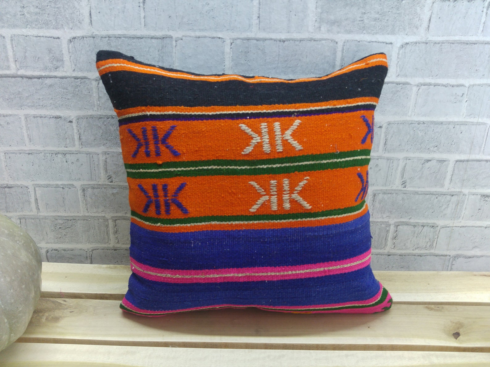 Kilim Pillow Decorative Pillow Throw Pillow Floor Pillow Etsy