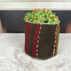 植物愛好家へのギフト、手編みバスケット、フラワーハンガー、窓用ミニバスケット、バルコニープランター、フラワーポットバスケット、ミディアムオーガナイザー、PH 2743